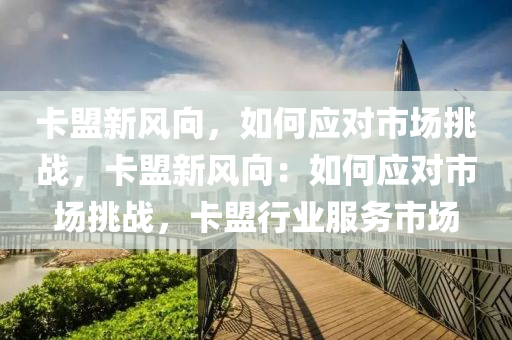 卡盟新风向，如何应对市场挑战，卡盟新风向：如何应对市场挑战，卡盟行业服务市场