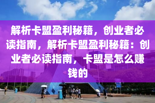 解析卡盟盈利秘籍，创业者必读指南，解析卡盟盈利秘籍：创业者必读指南，卡盟是怎么赚钱的