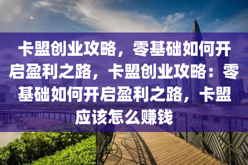 卡盟创业攻略，零基础如何开启盈利之路，卡盟创业攻略：零基础如何开启盈利之路，卡盟应该怎么赚钱