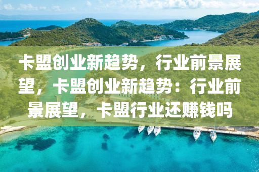 卡盟创业新趋势，行业前景展望，卡盟创业新趋势：行业前景展望，卡盟行业还赚钱吗