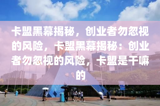 卡盟黑幕揭秘，创业者勿忽视的风险，卡盟黑幕揭秘：创业者勿忽视的风险，卡盟是干嘛的