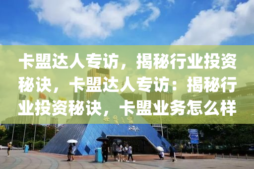 卡盟达人专访，揭秘行业投资秘诀，卡盟达人专访：揭秘行业投资秘诀，卡盟业务怎么样