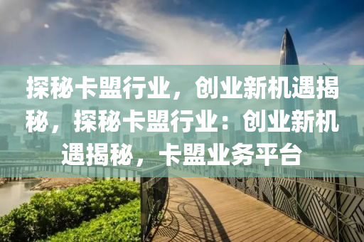 探秘卡盟行业，创业新机遇揭秘，探秘卡盟行业：创业新机遇揭秘，卡盟业务平台