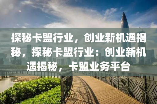 探秘卡盟行业，创业新机遇揭秘，探秘卡盟行业：创业新机遇揭秘，卡盟业务平台
