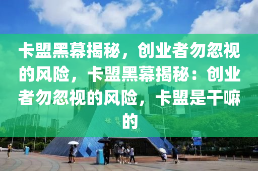 卡盟黑幕揭秘，创业者勿忽视的风险，卡盟黑幕揭秘：创业者勿忽视的风险，卡盟是干嘛的