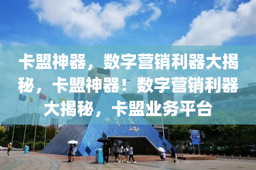 卡盟神器，数字营销利器大揭秘，卡盟神器！数字营销利器大揭秘，卡盟业务平台
