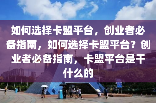 如何选择卡盟平台，创业者必备指南，如何选择卡盟平台？创业者必备指南，卡盟平台是干什么的