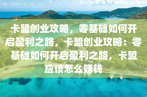 卡盟创业攻略，零基础如何开启盈利之路，卡盟创业攻略：零基础如何开启盈利之路，卡盟应该怎么赚钱