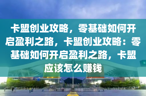 卡盟创业攻略，零基础如何开启盈利之路，卡盟创业攻略：零基础如何开启盈利之路，卡盟应该怎么赚钱
