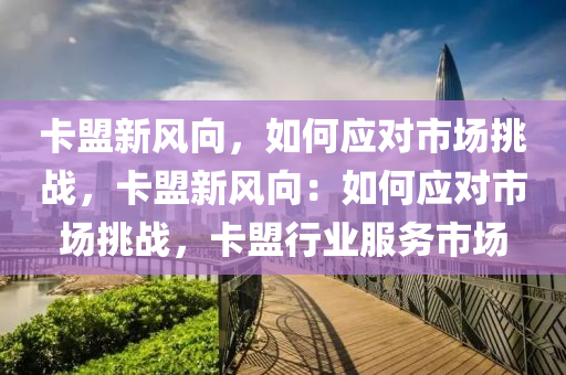 卡盟新风向，如何应对市场挑战，卡盟新风向：如何应对市场挑战，卡盟行业服务市场