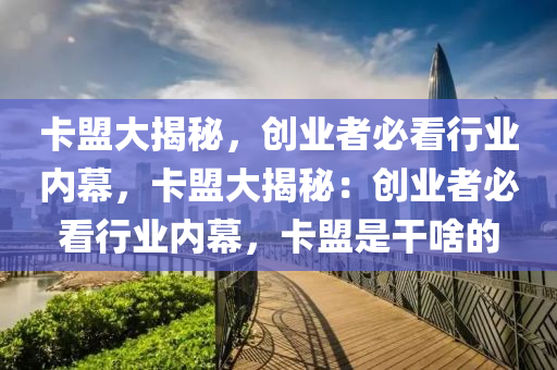 卡盟大揭秘，创业者必看行业内幕，卡盟大揭秘：创业者必看行业内幕，卡盟是干啥的