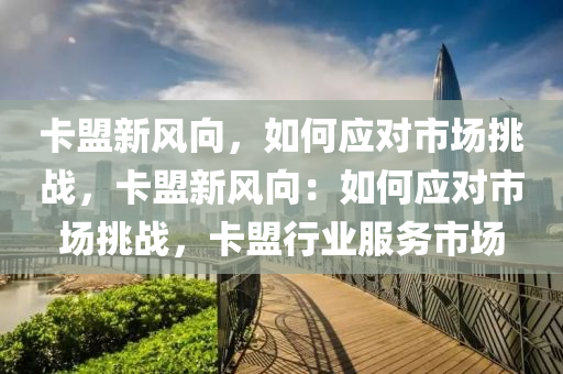 卡盟新风向，如何应对市场挑战，卡盟新风向：如何应对市场挑战，卡盟行业服务市场
