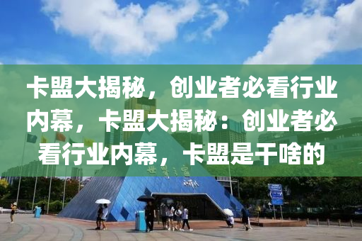 卡盟大揭秘，创业者必看行业内幕，卡盟大揭秘：创业者必看行业内幕，卡盟是干啥的