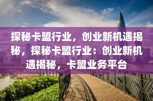 探秘卡盟行业，创业新机遇揭秘，探秘卡盟行业：创业新机遇揭秘，卡盟业务平台