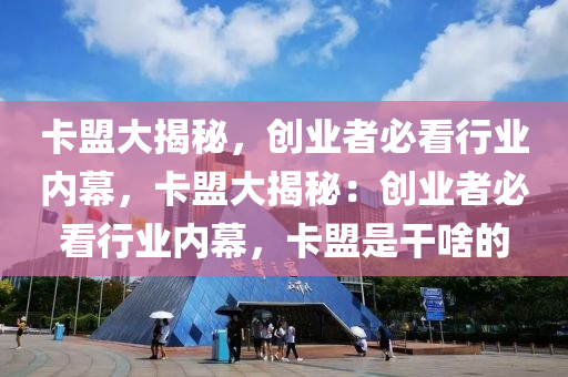 卡盟大揭秘，创业者必看行业内幕，卡盟大揭秘：创业者必看行业内幕，卡盟是干啥的