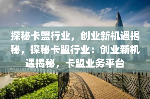 探秘卡盟行业，创业新机遇揭秘，探秘卡盟行业：创业新机遇揭秘，卡盟业务平台