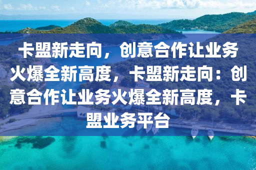 卡盟新走向，创意合作让业务火爆全新高度，卡盟新走向：创意合作让业务火爆全新高度，卡盟业务平台