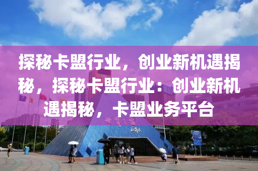 探秘卡盟行业，创业新机遇揭秘，探秘卡盟行业：创业新机遇揭秘，卡盟业务平台