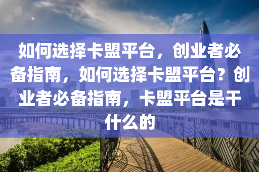 如何选择卡盟平台，创业者必备指南，如何选择卡盟平台？创业者必备指南，卡盟平台是干什么的