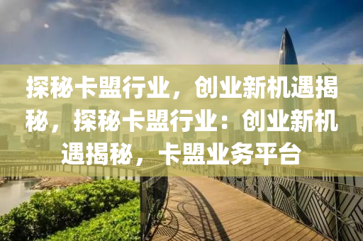 探秘卡盟行业，创业新机遇揭秘，探秘卡盟行业：创业新机遇揭秘，卡盟业务平台