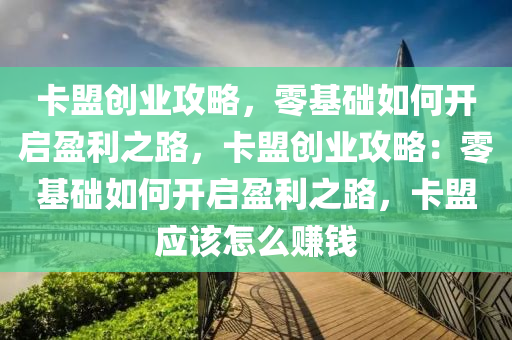 卡盟创业攻略，零基础如何开启盈利之路，卡盟创业攻略：零基础如何开启盈利之路，卡盟应该怎么赚钱