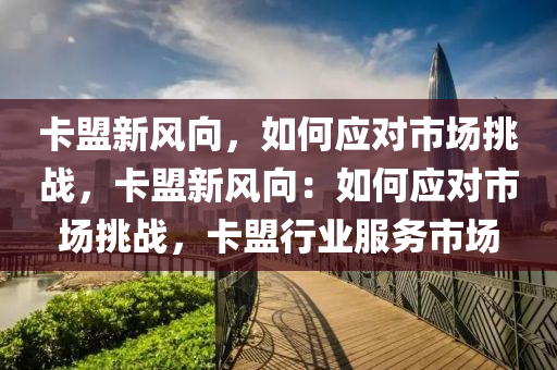 卡盟新风向，如何应对市场挑战，卡盟新风向：如何应对市场挑战，卡盟行业服务市场