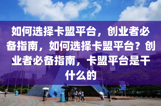 如何选择卡盟平台，创业者必备指南，如何选择卡盟平台？创业者必备指南，卡盟平台是干什么的